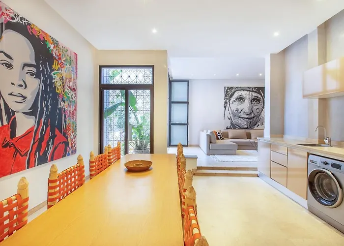 Best Apartement For Group In Gueliz 4 Bedroom
